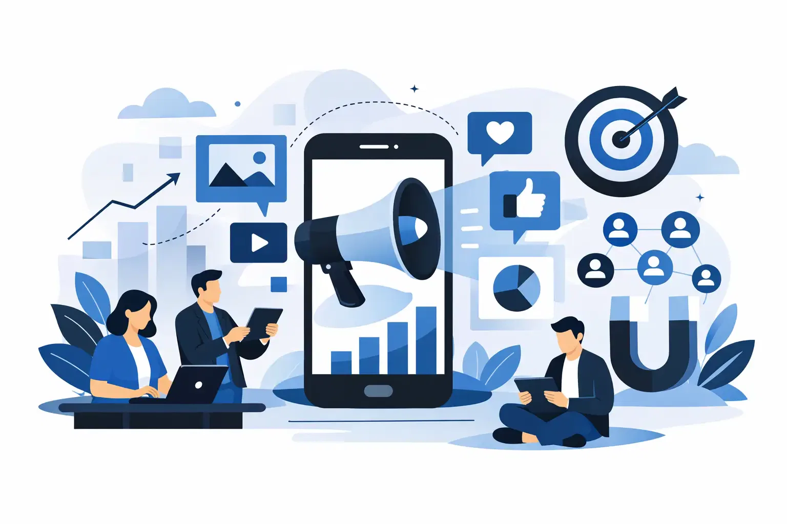 Gestión de redes sociales para pymes: qué funciona