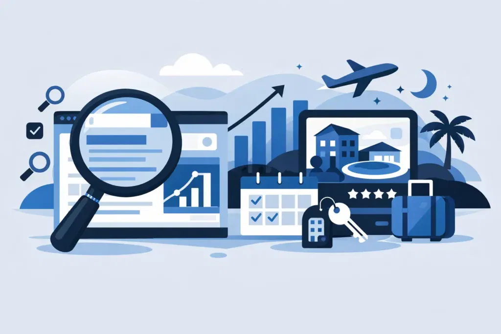 Keyword research to attract bookings