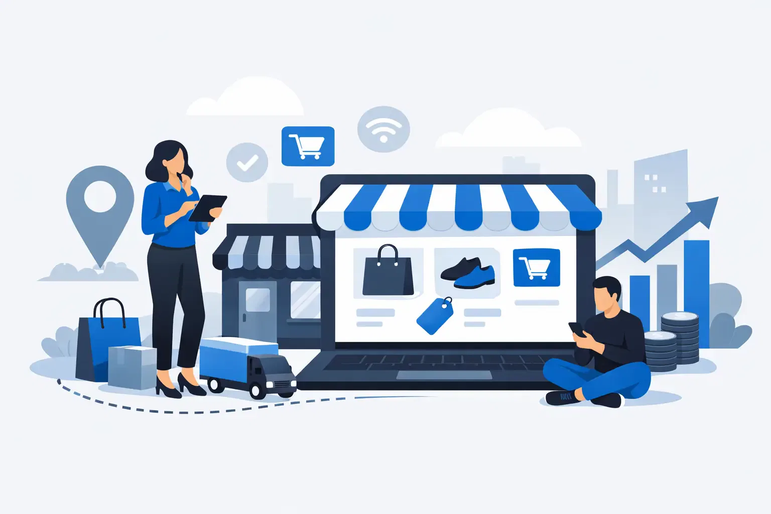 Tienda online para negocio local: cuándo compensa