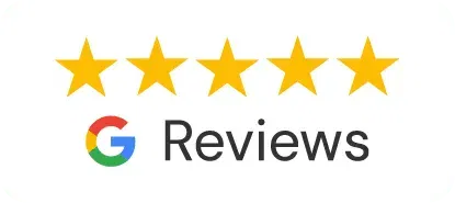 Reseñas de Google con cinco estrellas