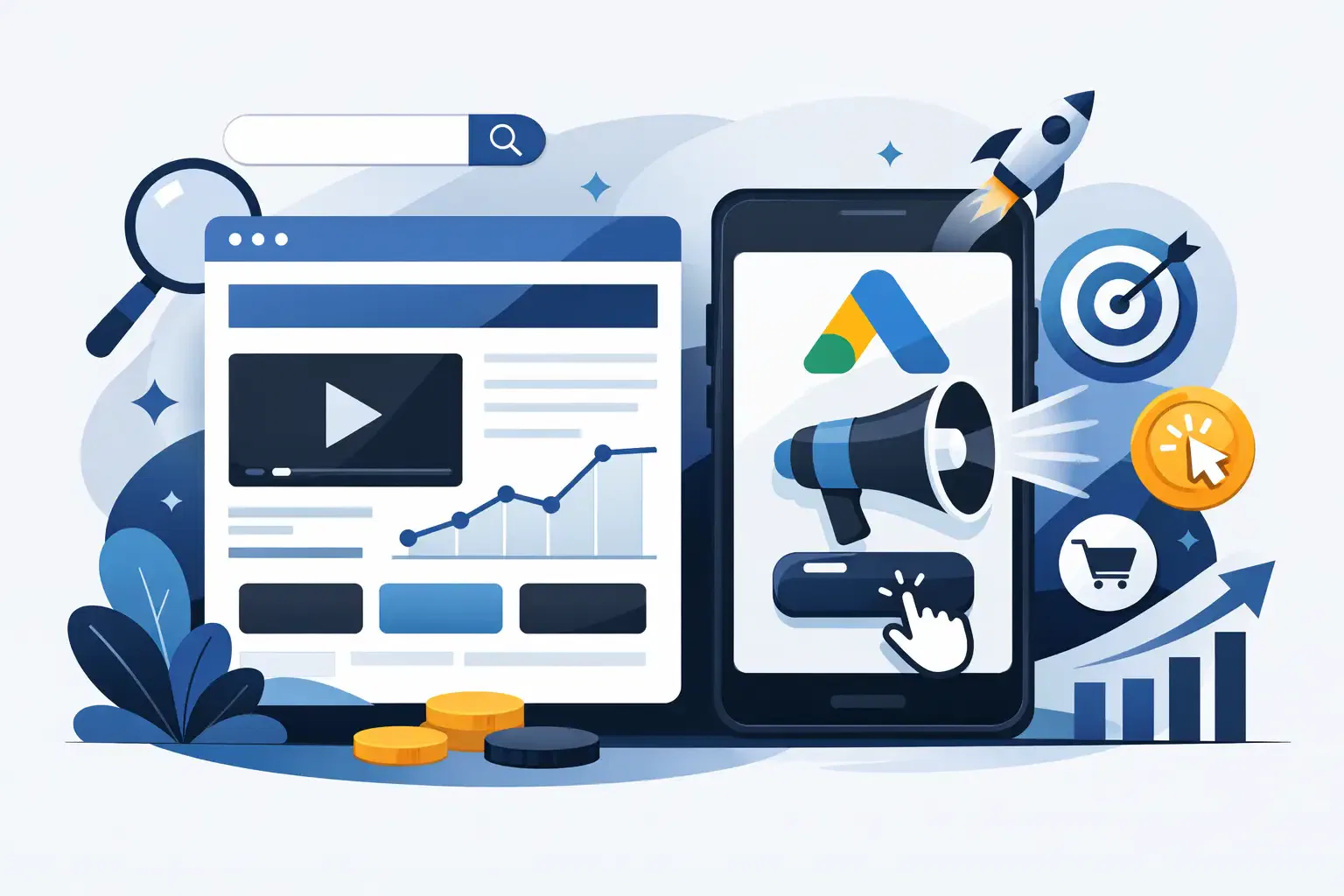 Landing page para campañas Google Ads