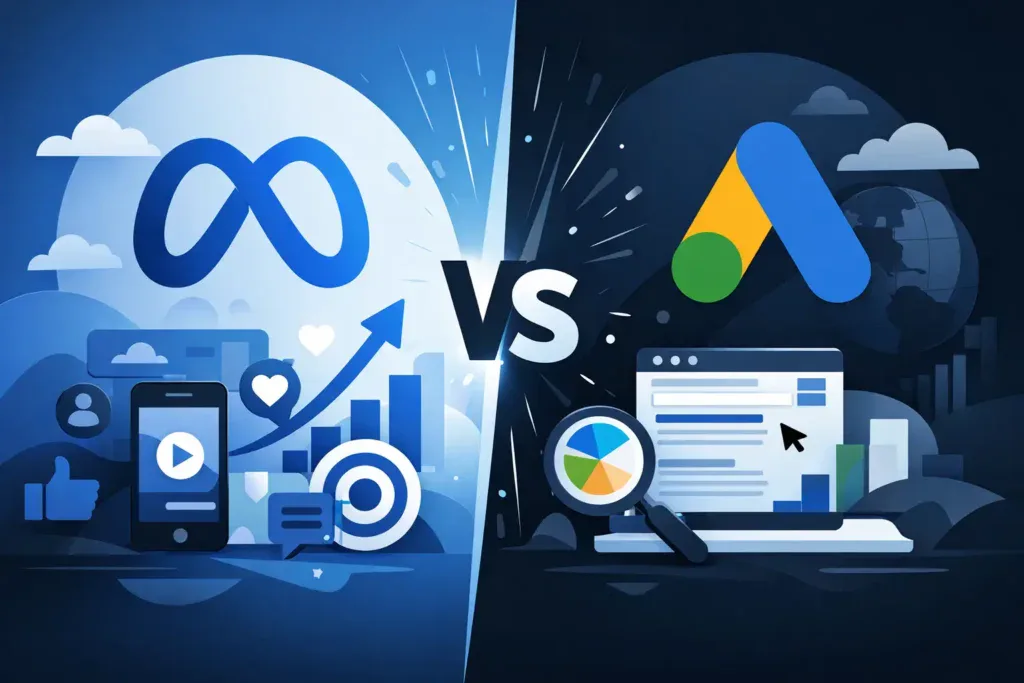 Meta Ads vs Google Ads: cuál te conviene