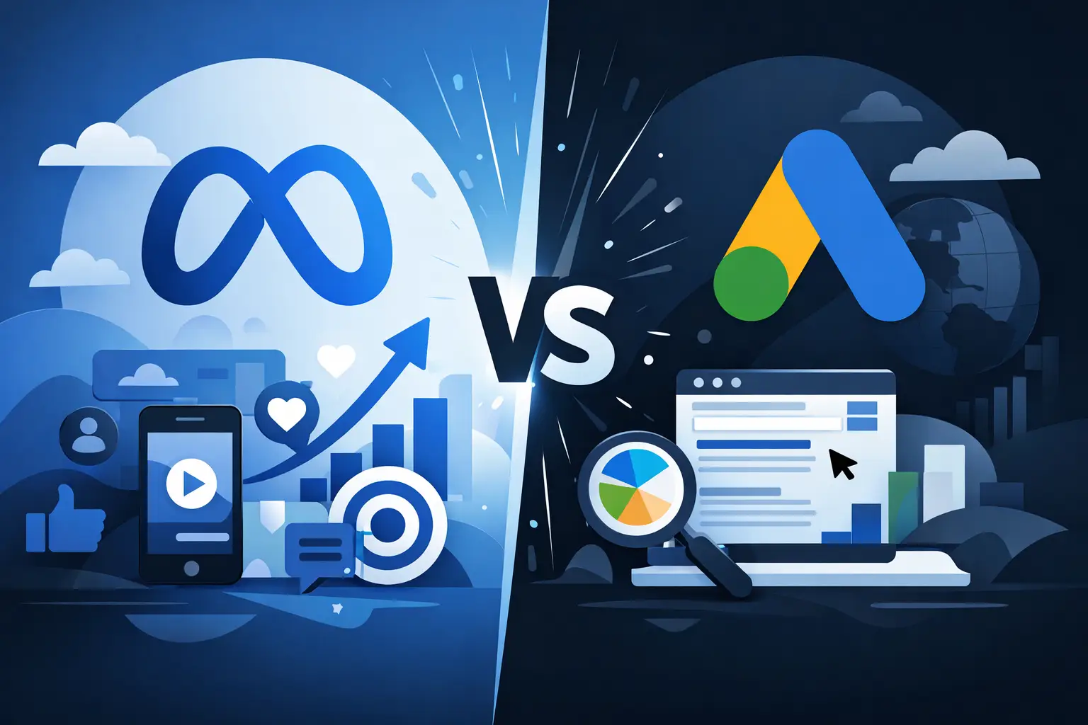Meta Ads vs Google Ads: cuál te conviene
